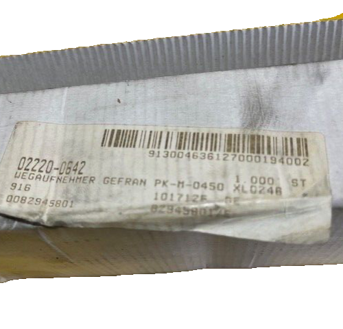 ENGEL Wegaufnehmer Lenght  0450 Code 02220-0642 Gefran PK-M-0450 XL 024B