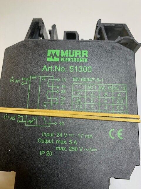 Murr Elektronik 3Stück/pieces Relaismodul Art.No.51300