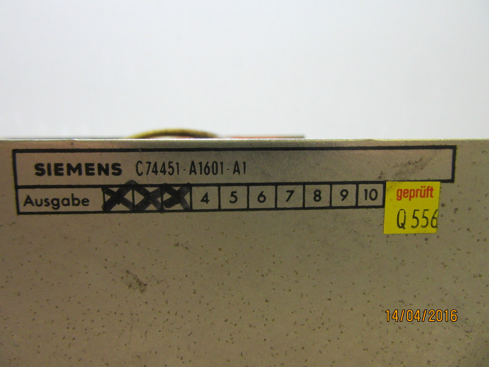 Siemens C74451-A1601-A1 | Spannungsregler (Voltage Regulator)