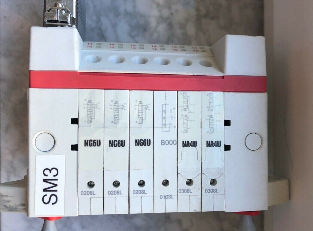 Norgren VM10 Ventilinsel 3x NG6U, 1x B000, 2x NA4U