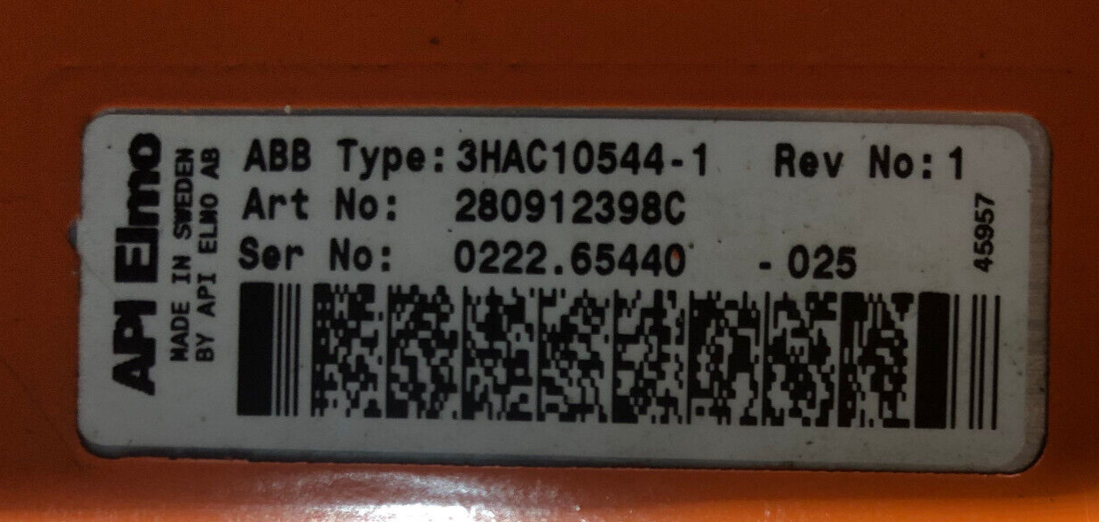 Motor ABB Type 3HAC10544-1  Art No. 280912398C