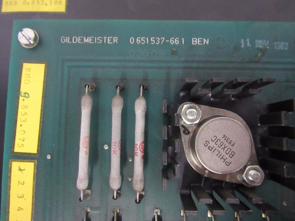 Gildemeister Platine BED GD-2A 0.651.537-66.1 BEN -used-