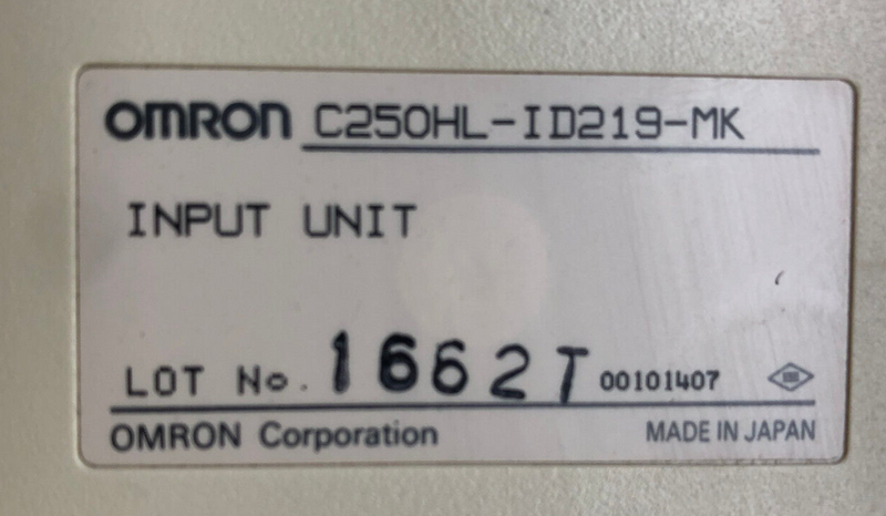 OMRON Input-Unit C250HL-ID219-MK