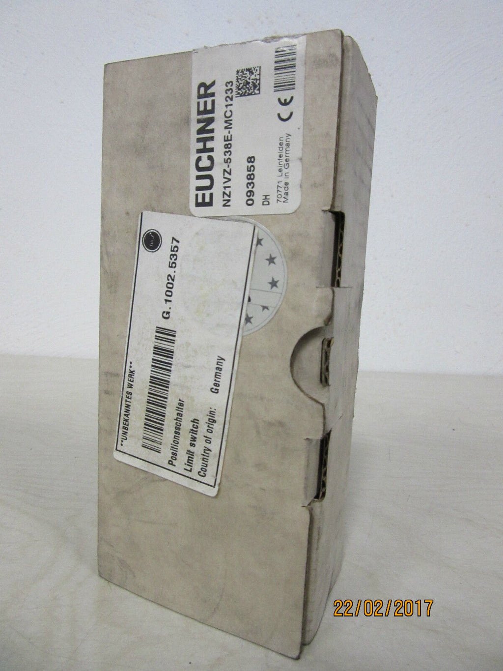 Euchner Safety Switch NZ1VZ-538E-MC1233 -unused-