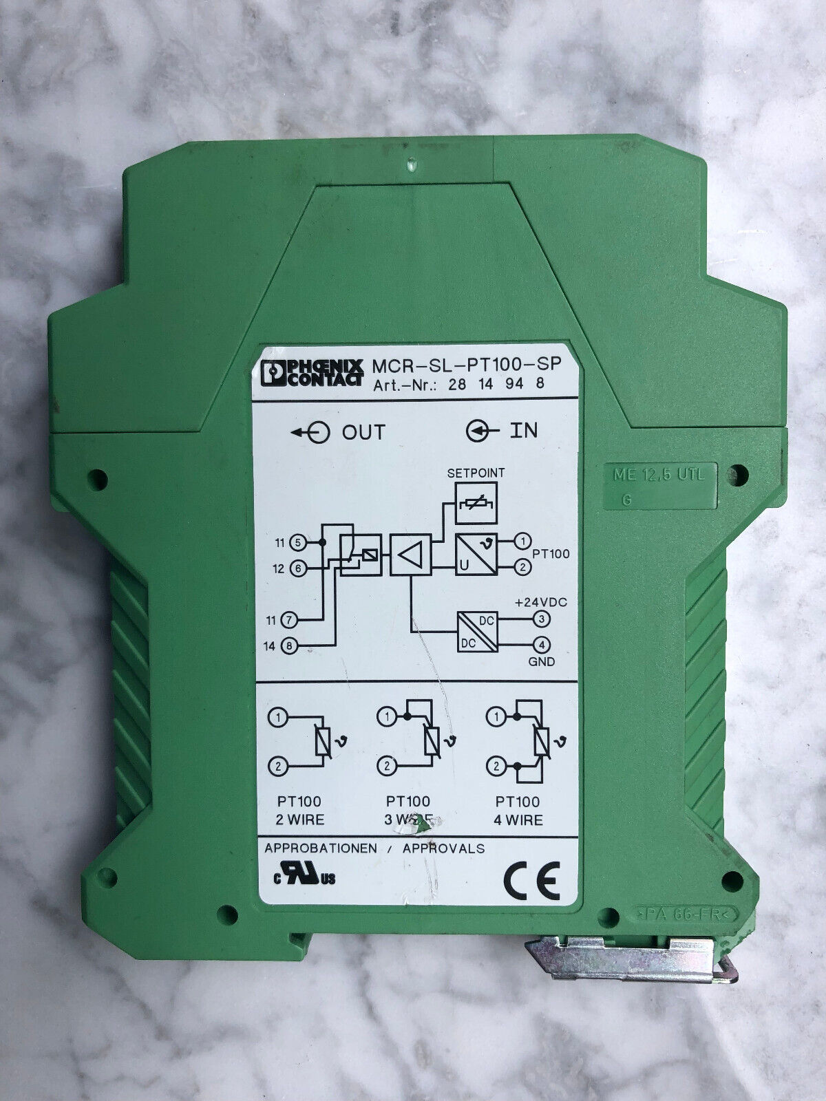 PHOENIX CONTACT Temperaturwächter MCR-SL-PT100-SP Art.-Nr. 2814948  -gebraucht-
