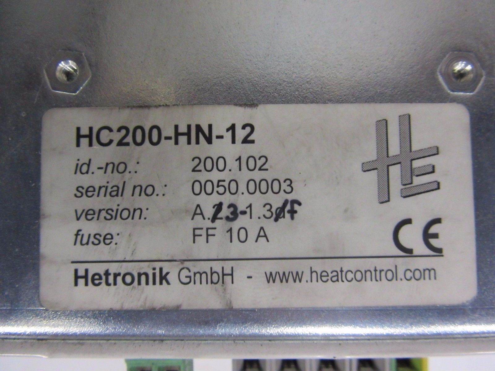 Hetronik HC200-HN-12 200.102 HC200-FU-230 -used-
