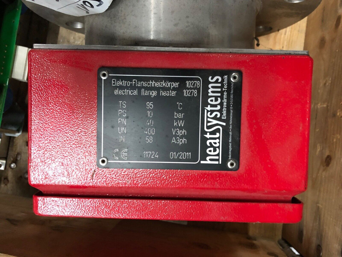 Elektrischer Flanschheizkörper heat Systems 40KW Art.-Nr. 10278
