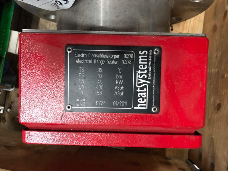 Elektrischer Flanschheizkörper heat Systems 40KW Art.-Nr. 10278