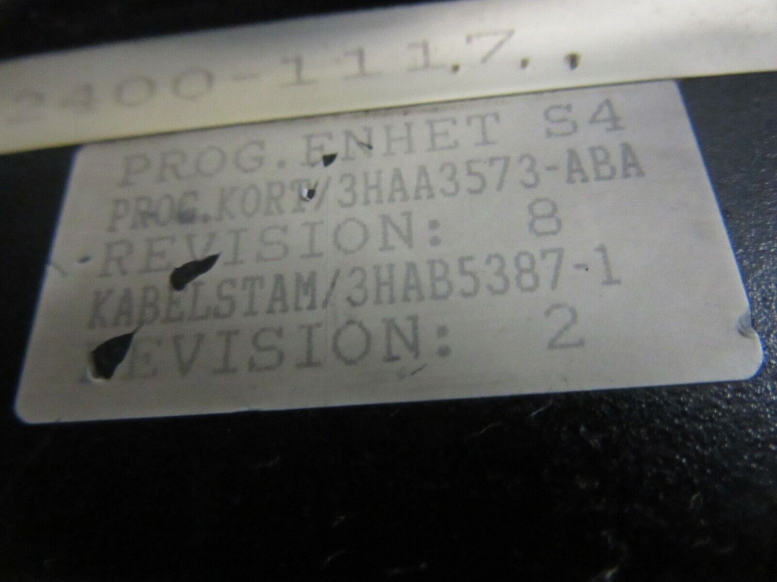 ABB 3HAA3573-ABA Progr. Einheit S4 Teach Pendant 3HAB5387-1