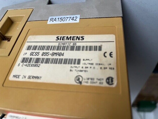 SIEMENS SIMATIC S5 6ES5 095-8MA04 E-Stand: 01 - used -