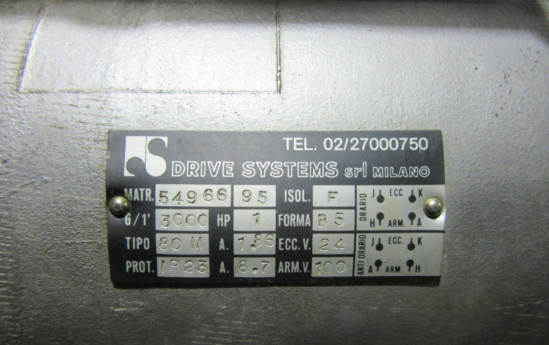 SRL Drive Systems | DC-Motor | TIPO 80M mit Gebläse