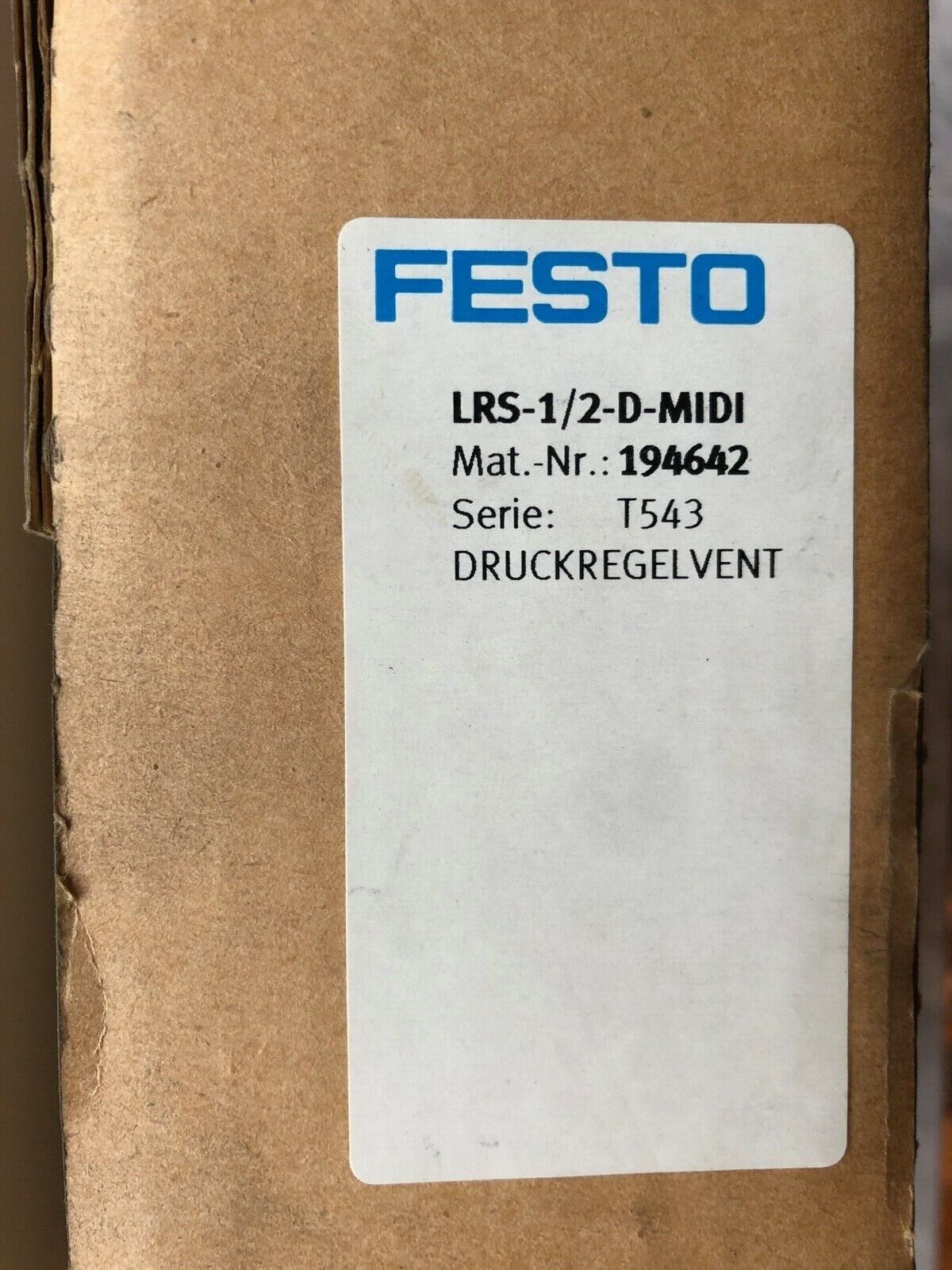 Festo 194642 LRS-1/2-D-MIDI Druckregelventil