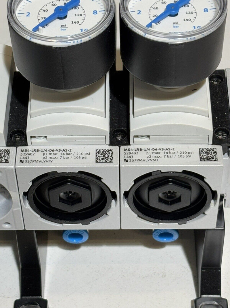 FESTO Wartungseinheit mit 541258, 529150, 529555, 529482 2pcs.