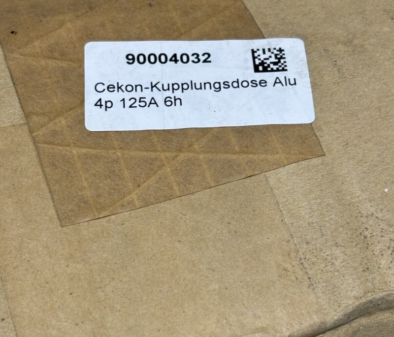 CEKON Kupplungsdose Alu 4p 125A 6h OVP