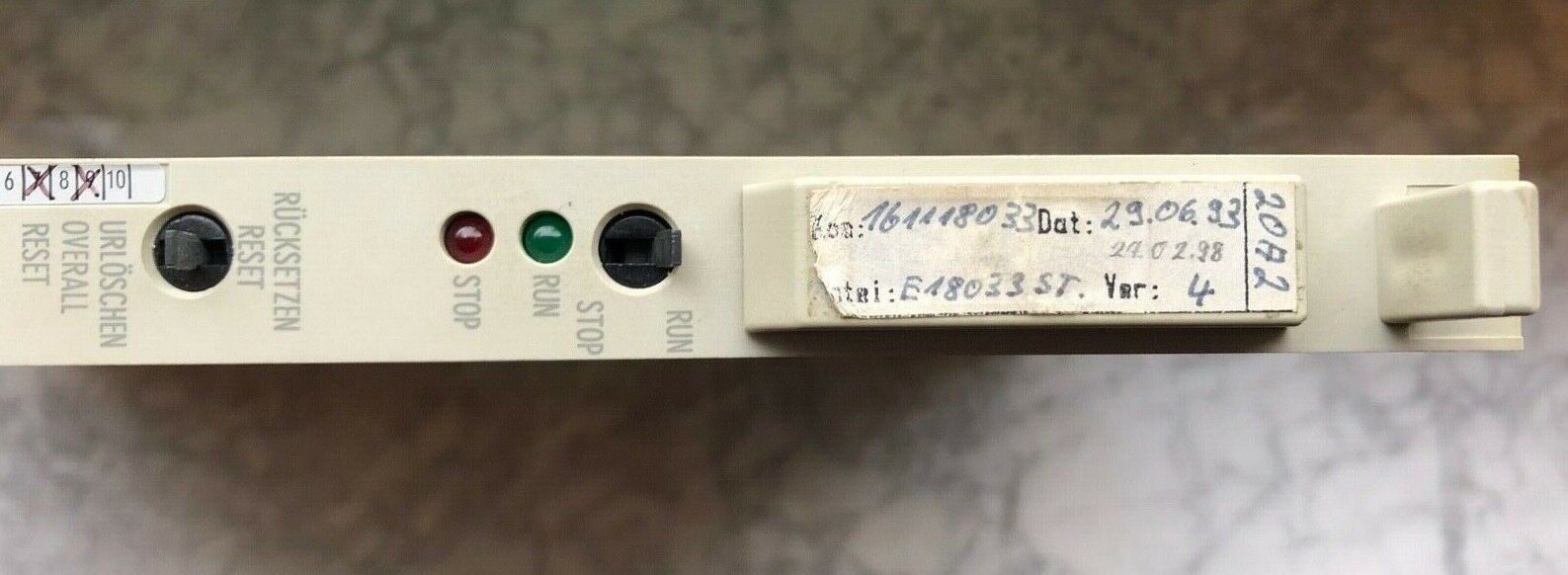 Siemens 6ES5922 3UA11E-Stand: 9