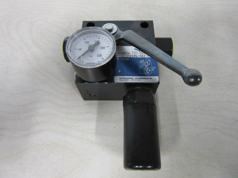 Integral Hydraulik HSB 10/100 TÜV (010-1315-022-100) -unused-