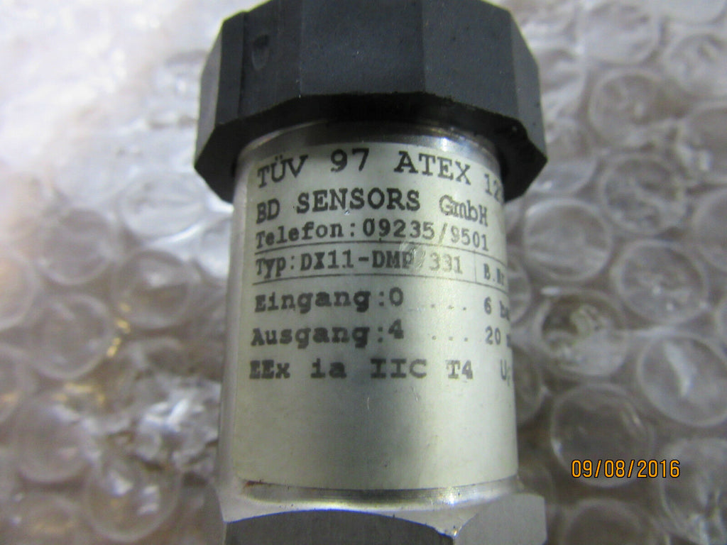 BD SENSORS TÜV 97 ATEX 1232 X