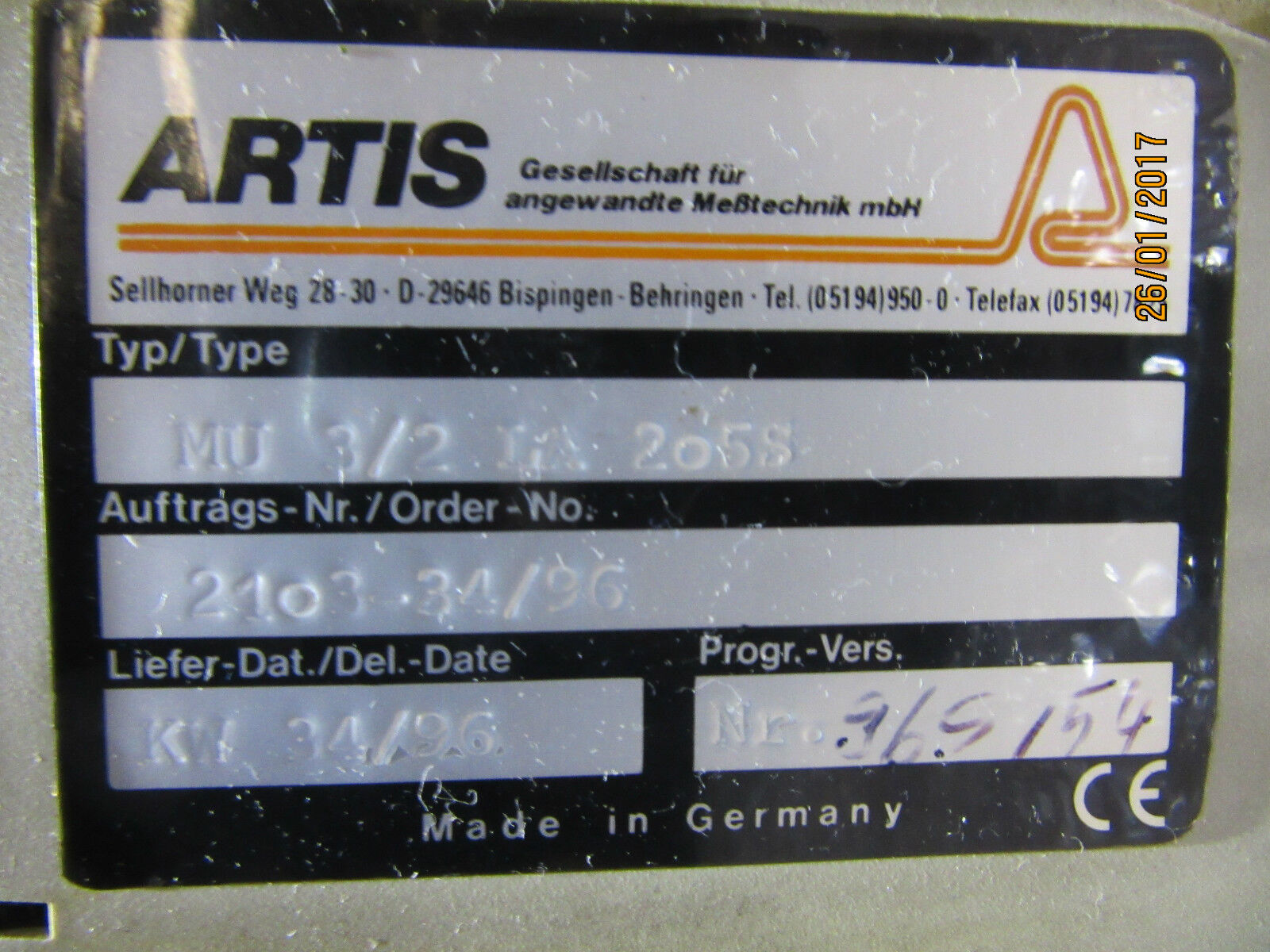 ARTIS MU3 PWM Converter MU 3/2 LA 205S mit Gebrauchsspuren -used-
