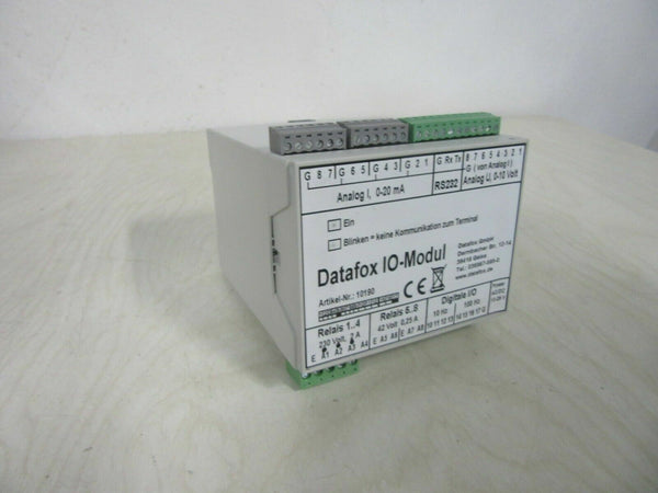 Datafox IO-Modul RS232 Analog I, 0-20mA Analog U, 0-10Volt