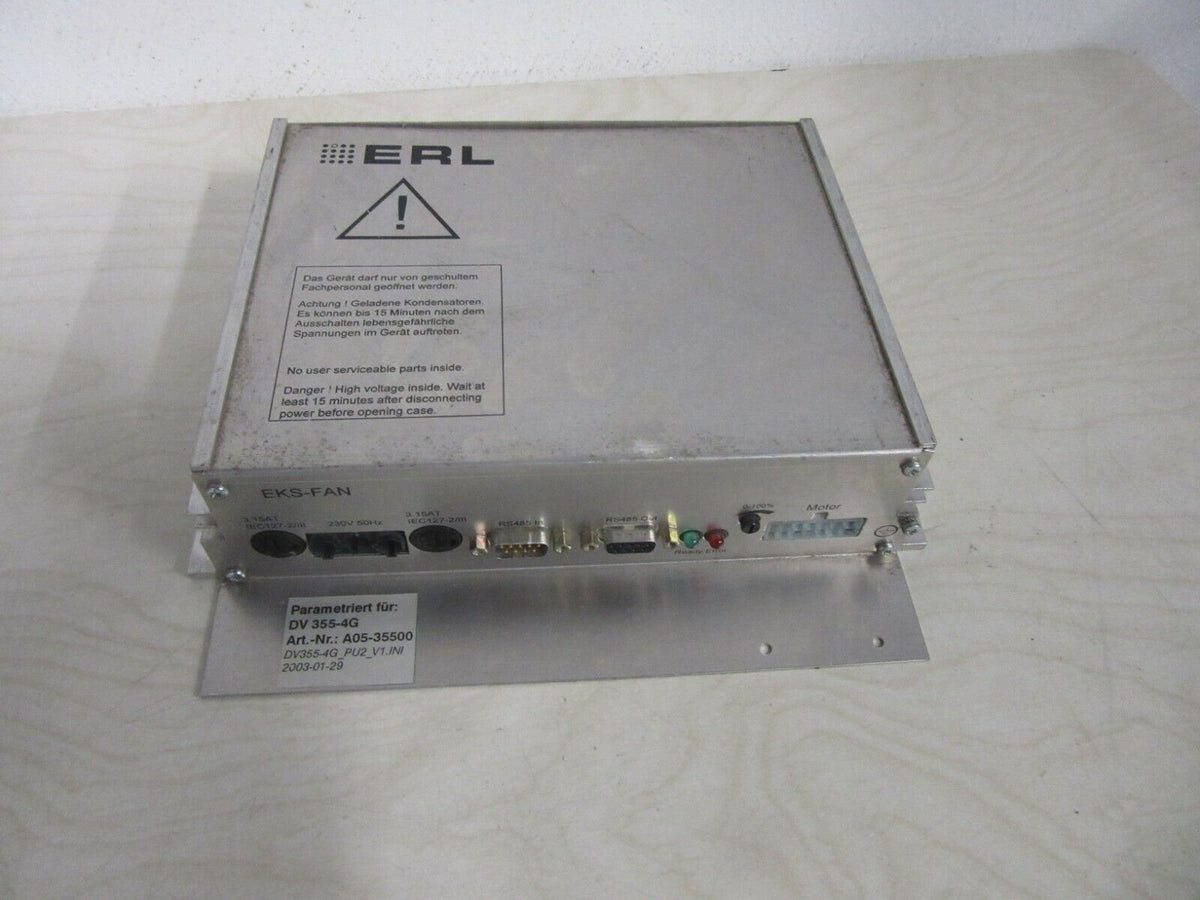 ERL RCS 500 Efficient 0.5-kW RPM Speed Control Drive