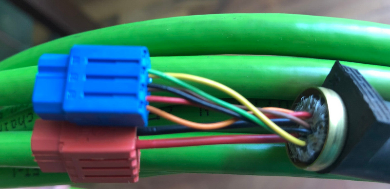 Kabel igus chainflex Länge: 6,6 m, Daten siehe Fotos: AWM Style 2502