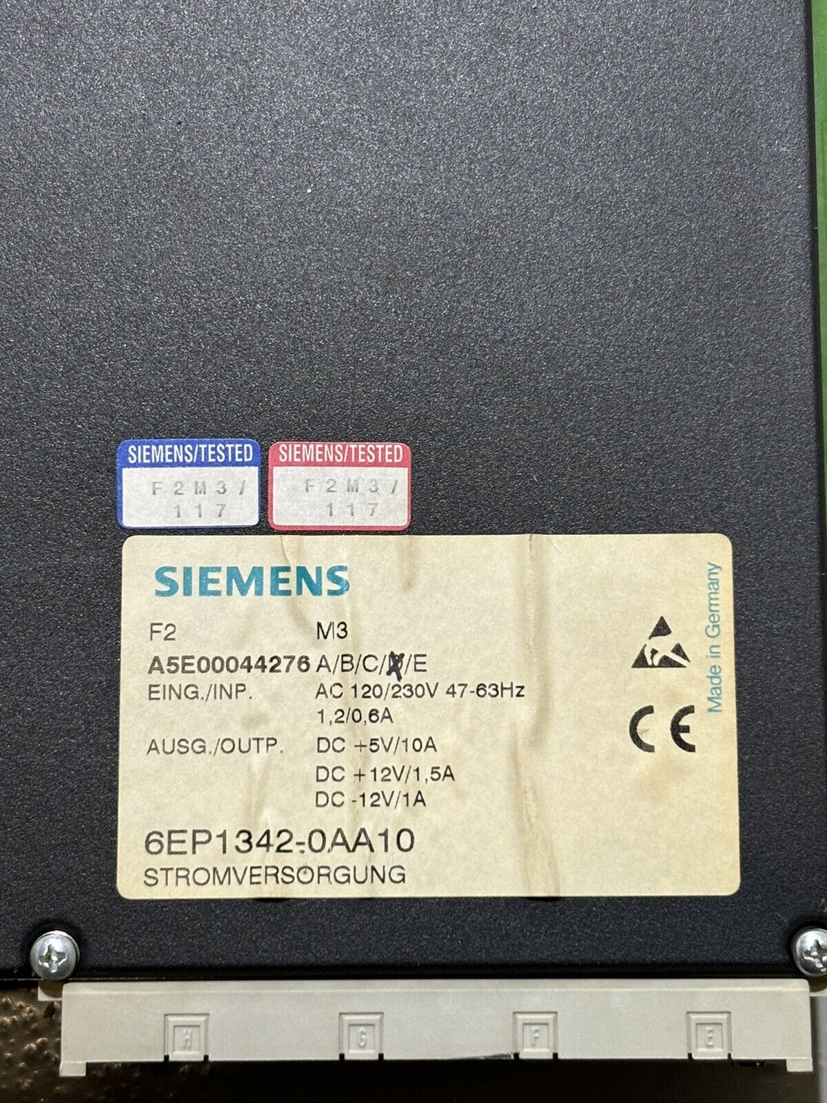 Siemens Stromversorgung 6EP1342-0AA10  A5E00044276