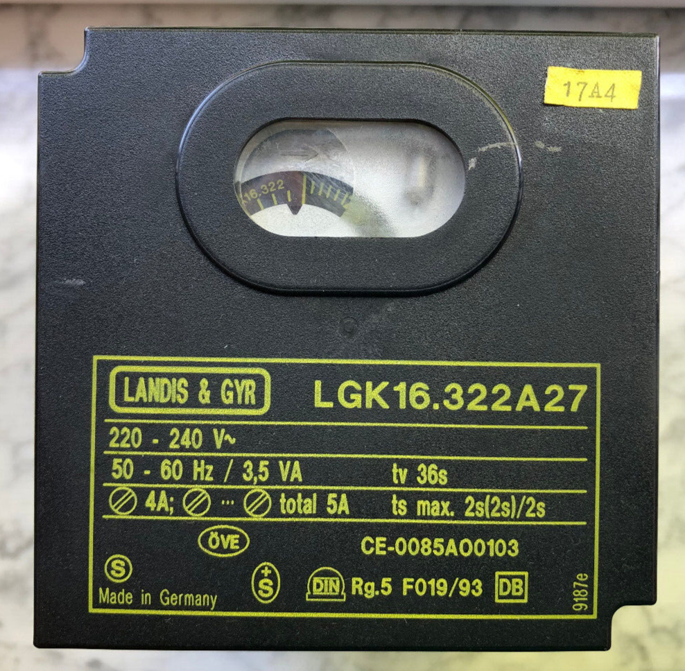 LANDIS & GYR LGK16.322A27 Feuerungsautomat