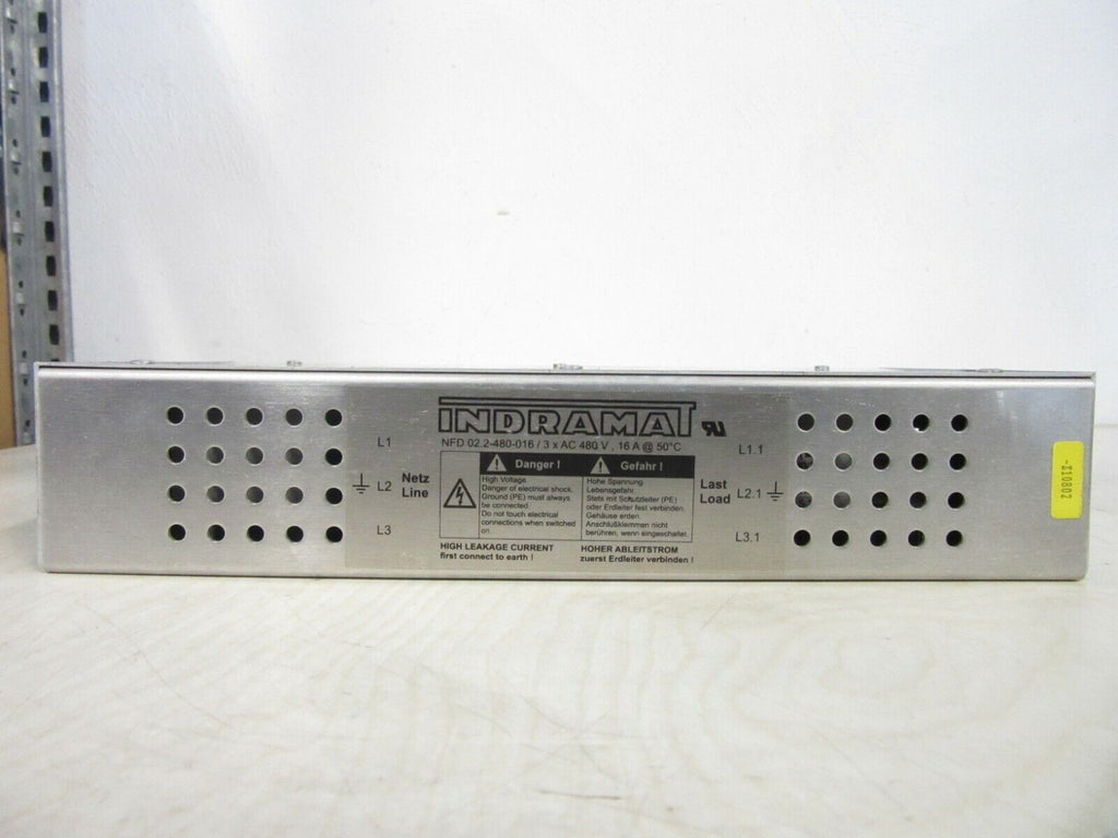 Indramat NFD 02.2-480-016/ 3x AC 480 V Power Line Filter