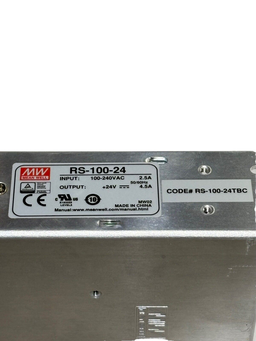 MW MEAN WELL RS-100-24