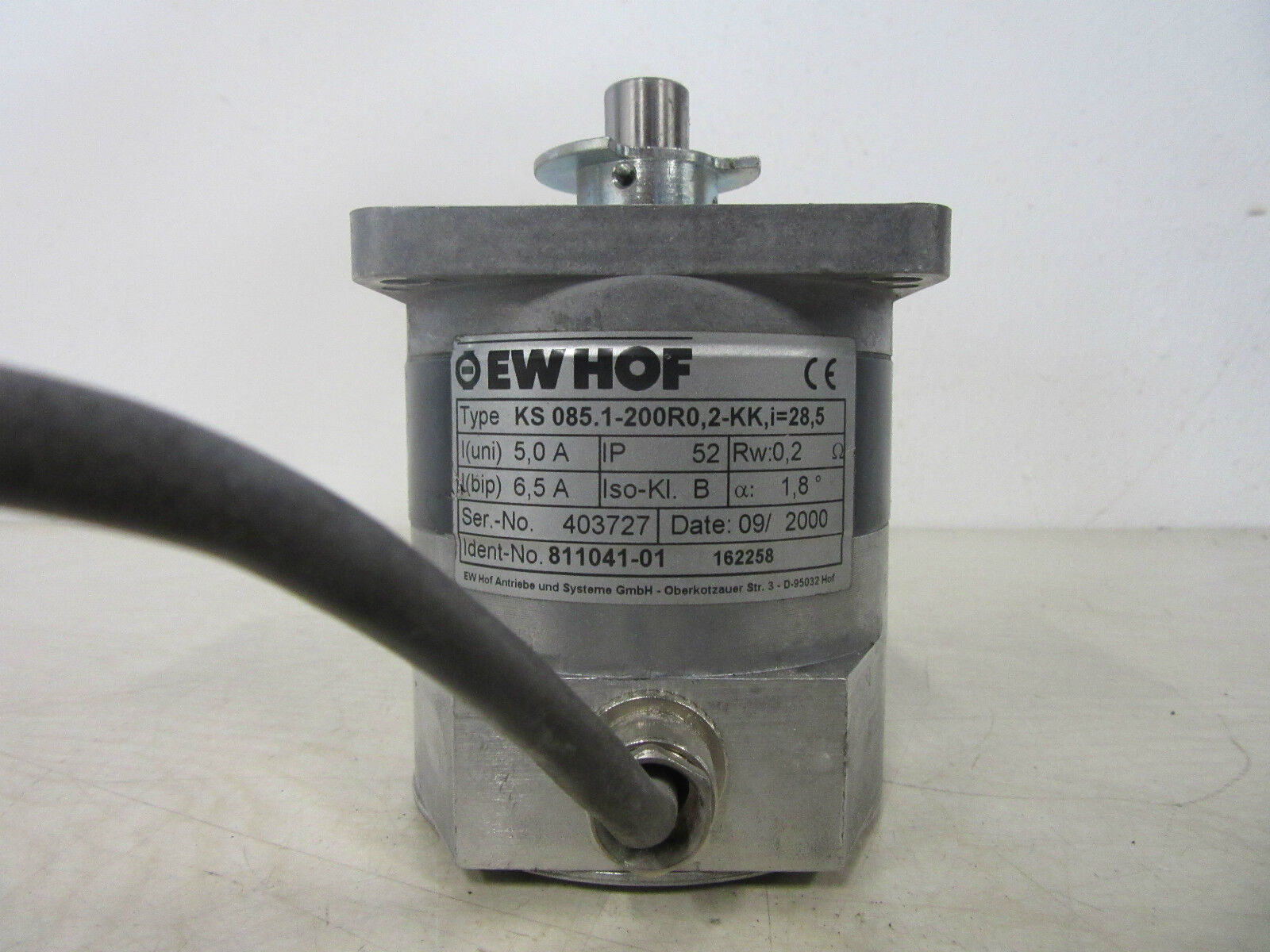 EWHOF KS 085.1-200R0,2-KK,i=28,5