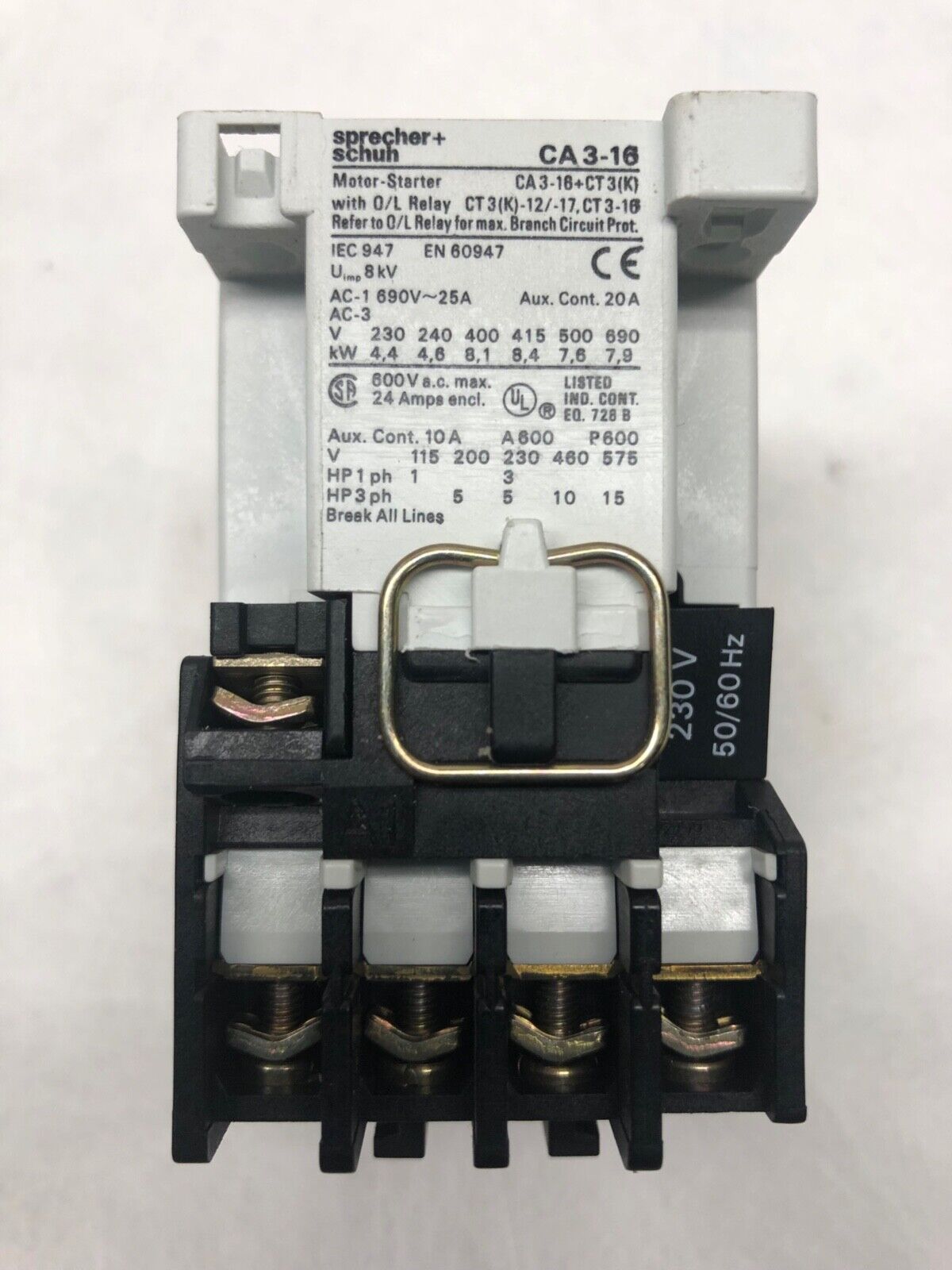 Sprecher+Schuh CA 3-16-01 spule 230V/50Hz