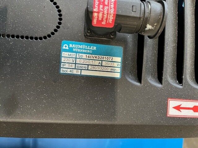 BAUMUELLER SERVOMOTOR DSOG 100-S   18 KW 3000 1/MIN ART.-NR. 364944 BAUMÜLLER