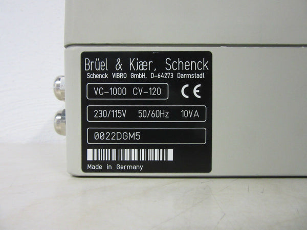 Schenck Vibrocontrol 1000 VC-1000 CV-120 -unused-