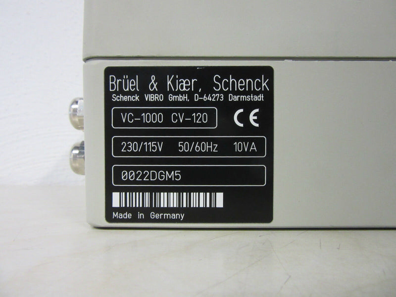 Schenck Vibrocontrol 1000 VC-1000 CV-120 -unused-