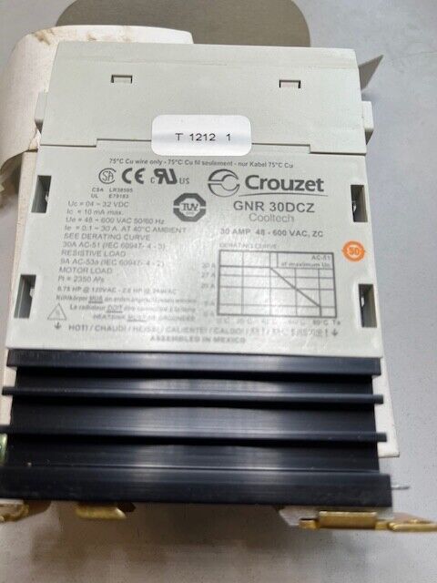 Crouzet GNR30DCZ  30A 48-600VAC