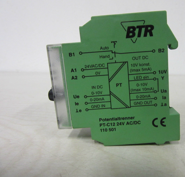 BTR Potentialtrenner PT-C12 24V AC/DC