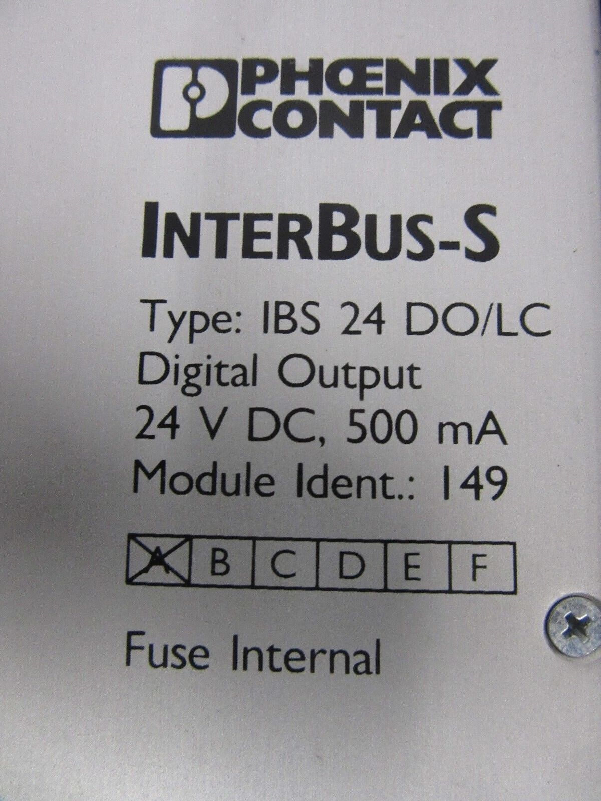 Phoenix Contact InterBus-S IBS 24 DO/LC