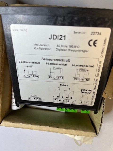 alre JDI-21 V4.06 Digital Thermostat -50...+199,9°C