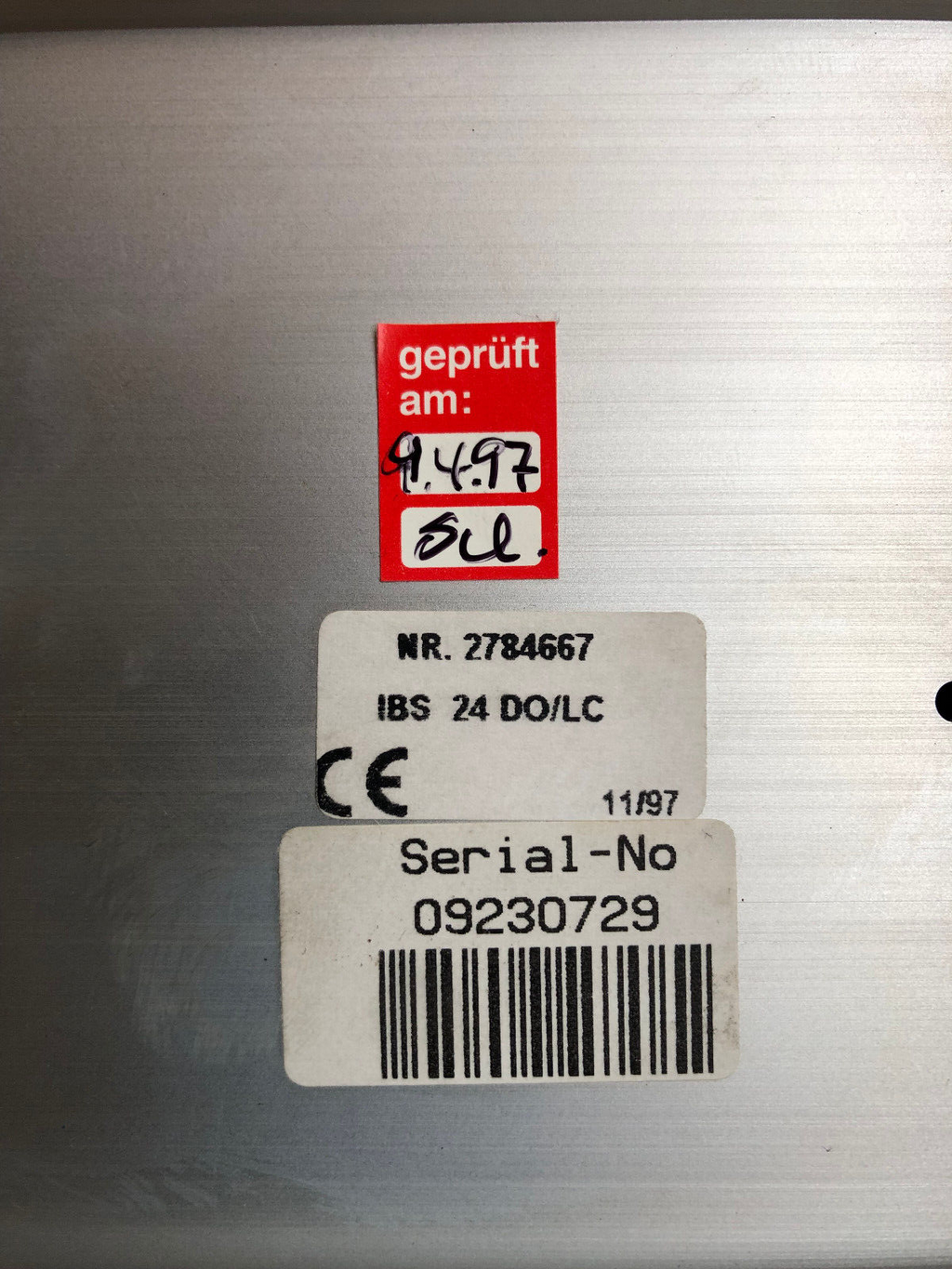 PHOENIX CONTACT Interbus S Type: IBS 24 DO/LC No. 2784667