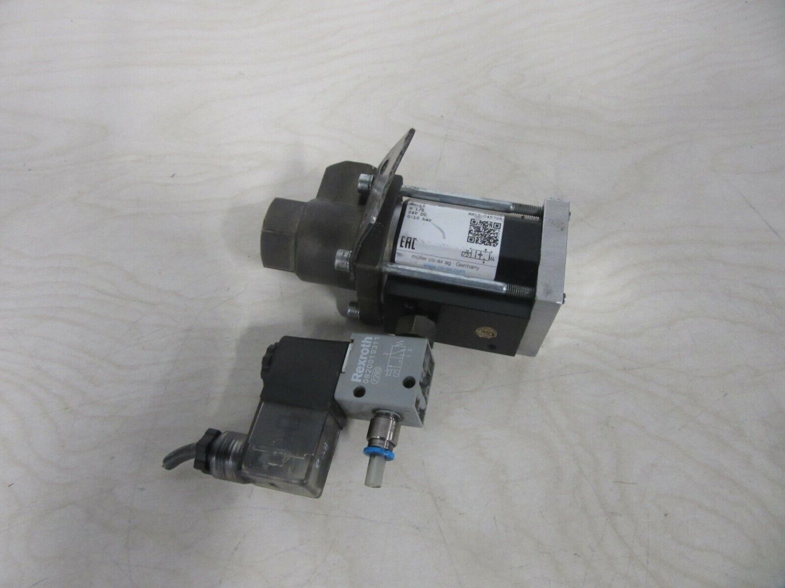 coax 3-LVP15 NC G1/2 0-10 bar+ Rexroth 1824210291 + Rexroth 0820019311