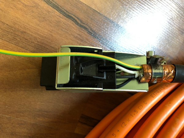 Kabel Servomotor  Länge: 35 m, techn. Daten siehe Fotos: AWM Style 21223