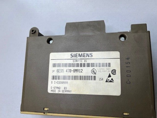 Siemens SIMATIC S5 6ES5 470-8MA12 6ES54708MA12