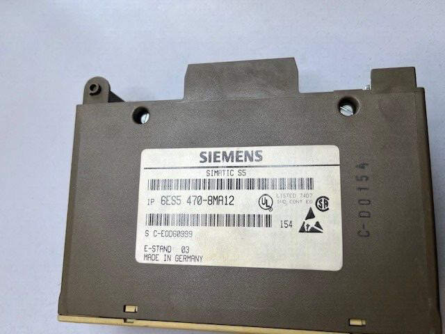 Siemens SIMATIC S5 6ES5 470-8MA12 6ES54708MA12