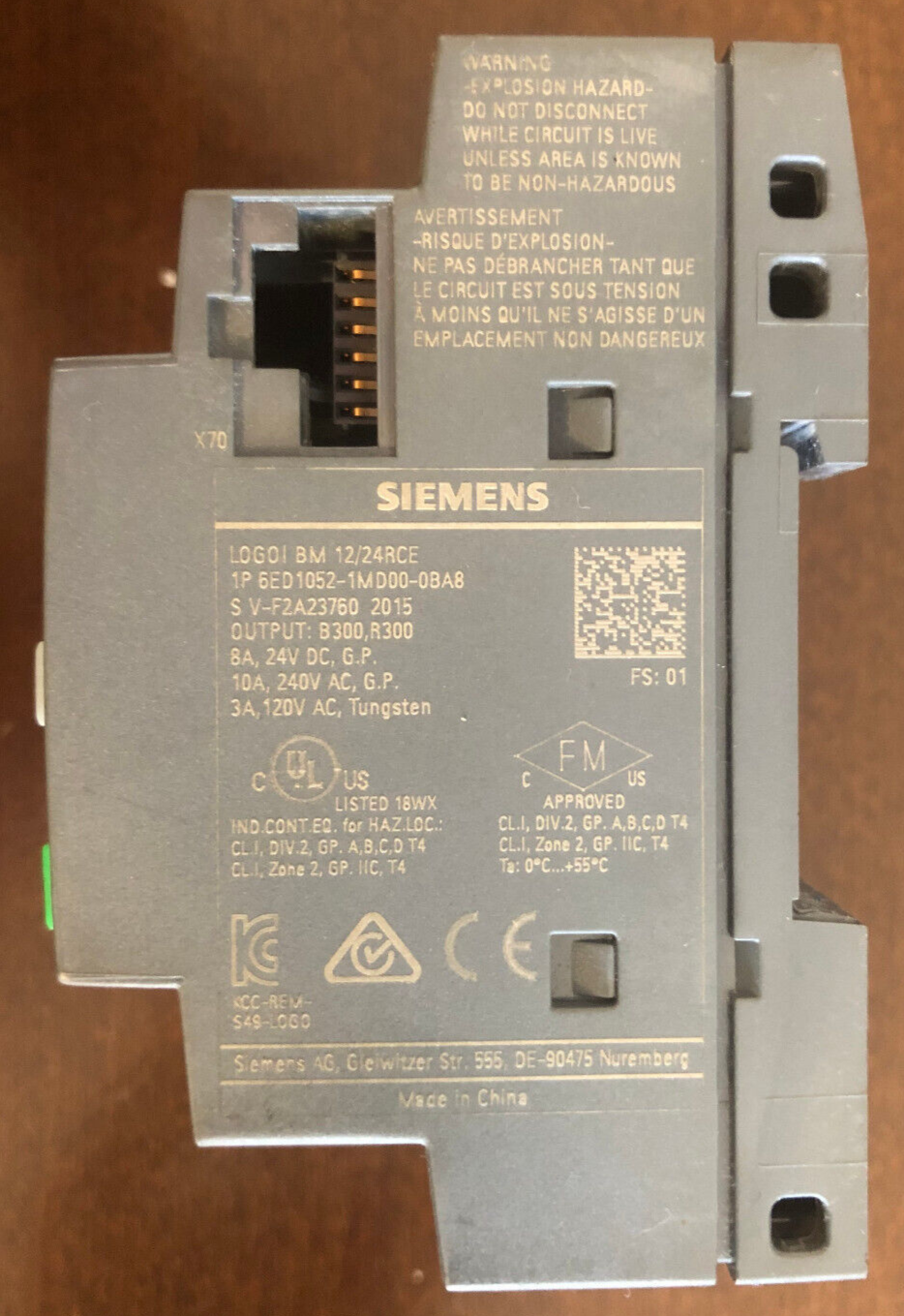 Siemens LOGO! BM12/24RCE 6ED1052-1MD00-0BA8