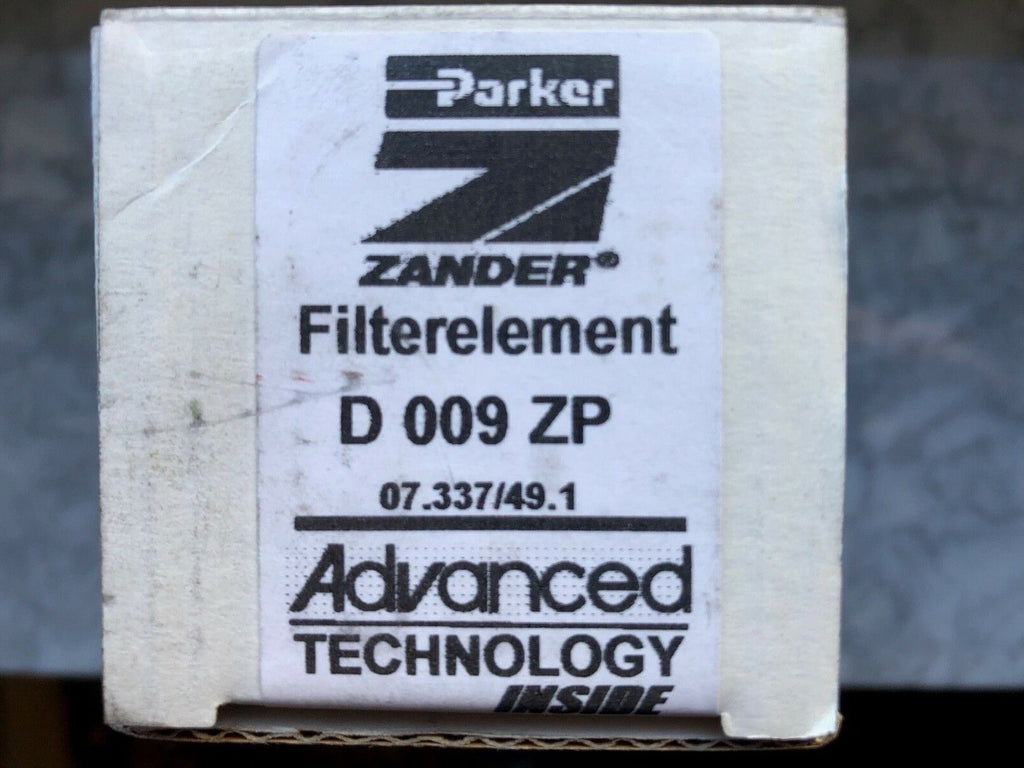 Filter Parker Zander D009ZP ersetzt Domnick Hunter K009A0, K006A0, E006A0