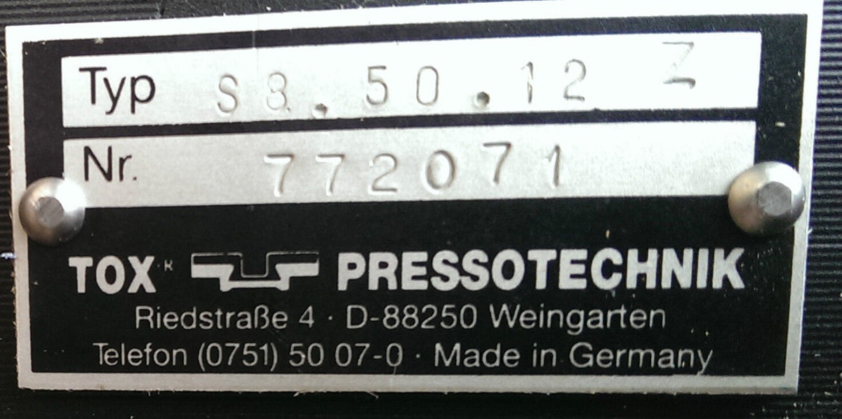 TOX Pressotechnik S3.50.12 z Kraftpaket