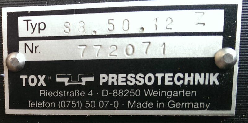 TOX Pressotechnik S3.50.12 z Kraftpaket