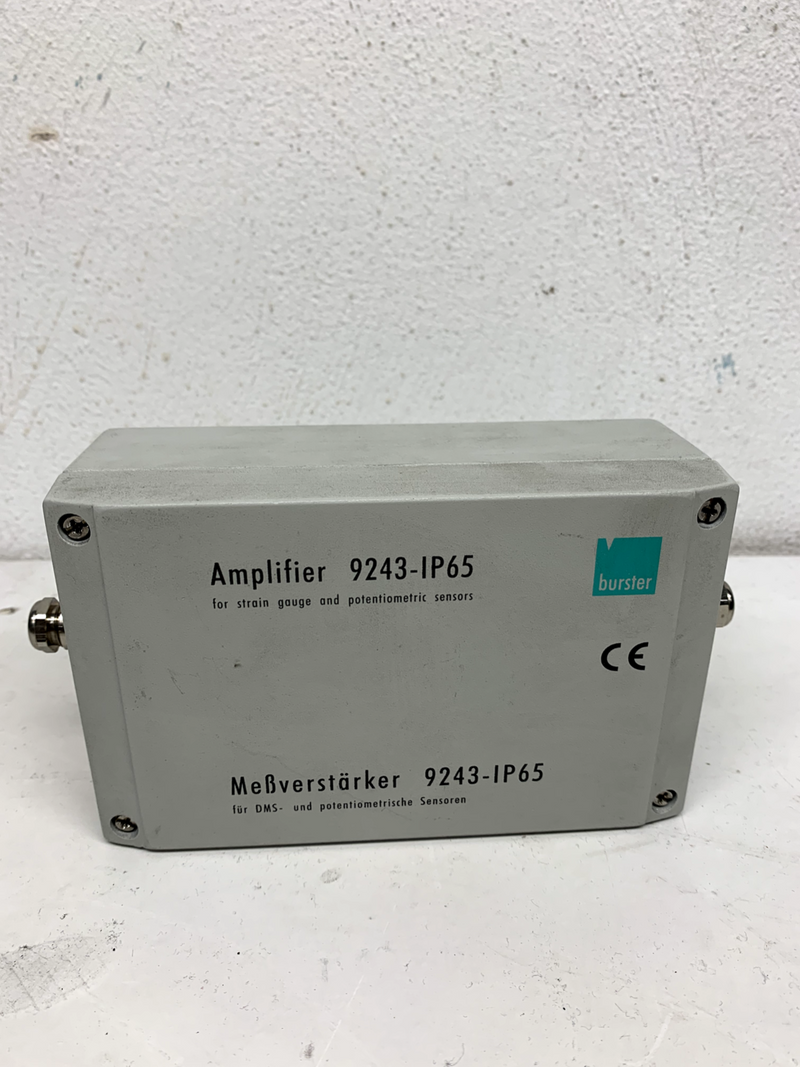 Burster Amplifier 9243-IP65 Messverstaerker für DMS-und potentiometris. Sensoren