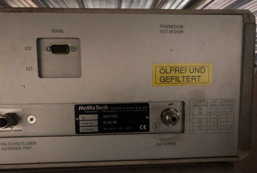 Lecktester Samsomatic Hematech 3925-0050