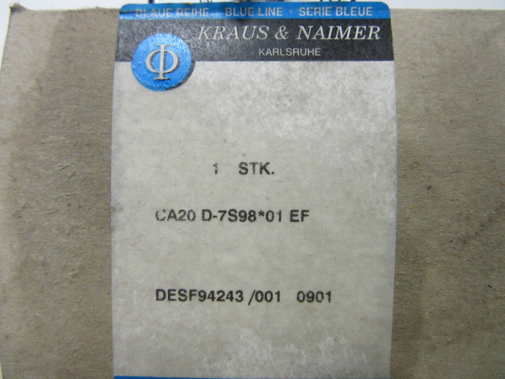 Kraus & Naimer CA20 30Amp. 600V AC -unused-